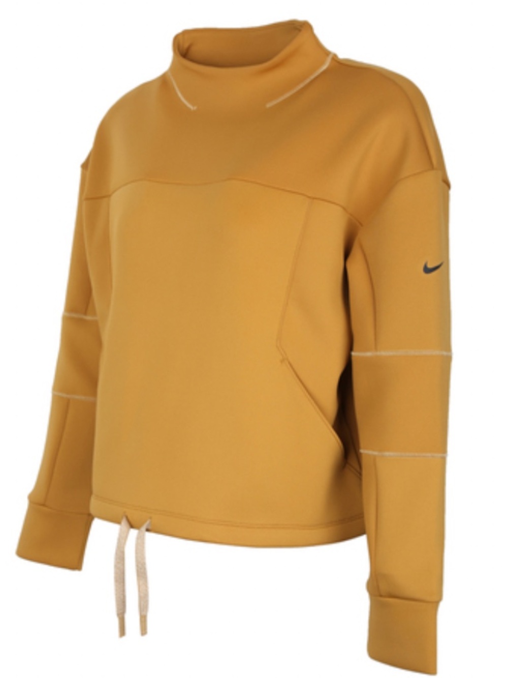 Nike gold or tan-colored mock-neck pullover sweatshirt size 1X